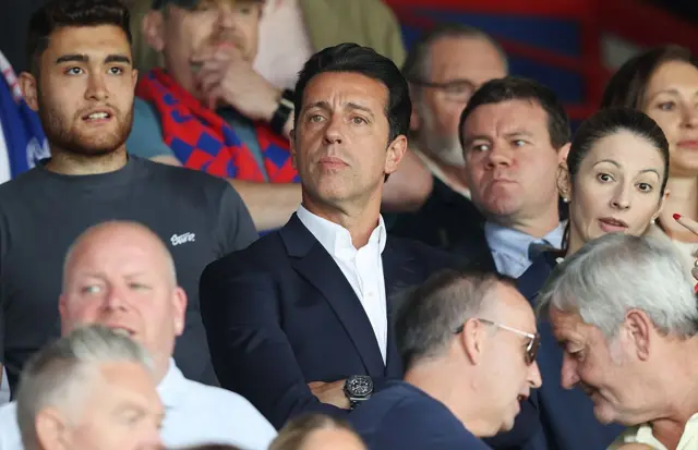 Edu in the crowd watching Nottingham Forest