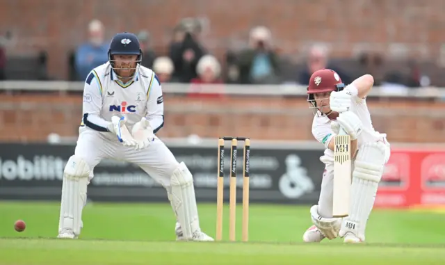 Tom Abell batting against Yorkshire