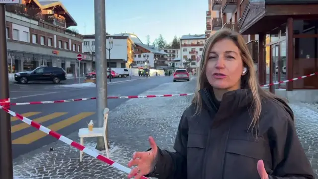 Silvia Costeloe standing outside police bar