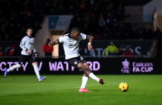 Sinclair Armstrong of Bristol City scores his team's fourth goal