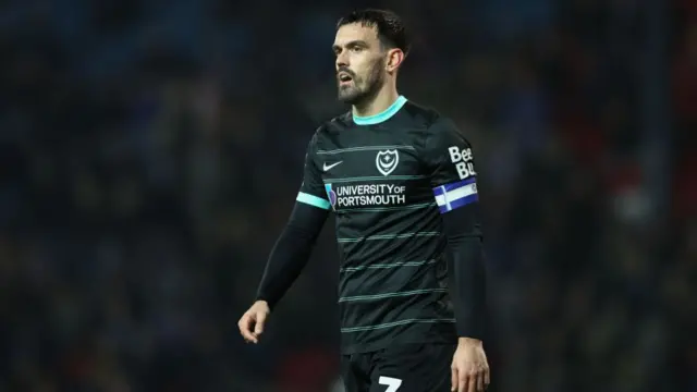 Marlon Pack in action for Portsmouth