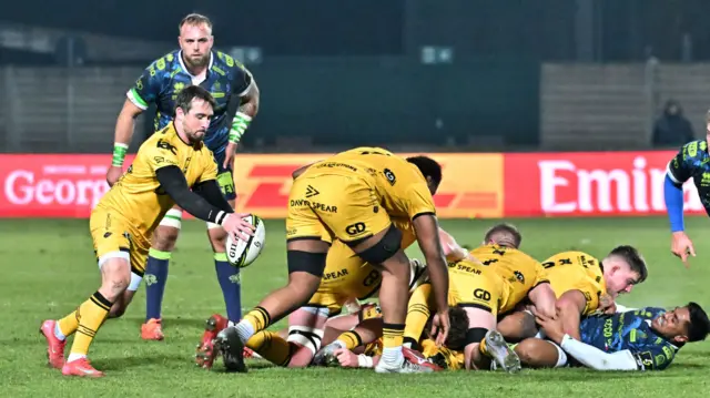 Dragons clear the ball