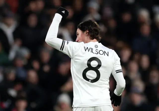 Harry Wilson celebrates