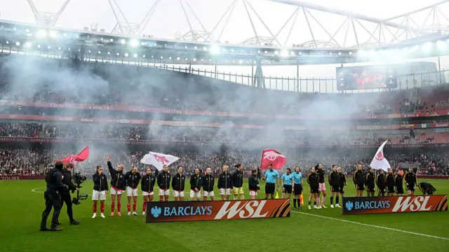 Teams lined out