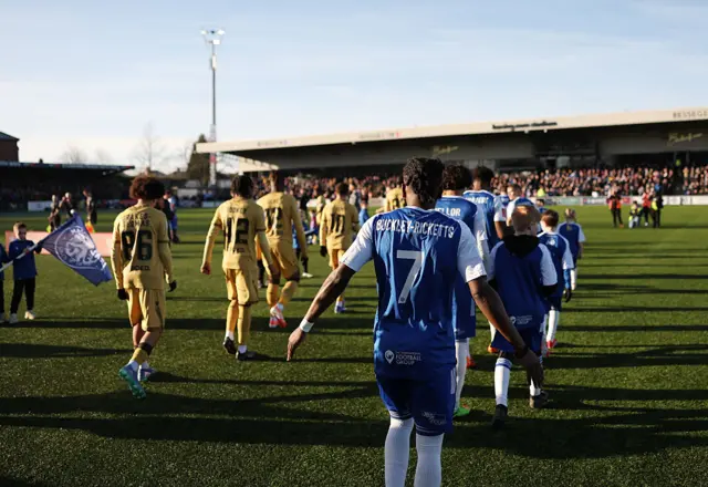 Macclesfield v Crystak Palace walk out