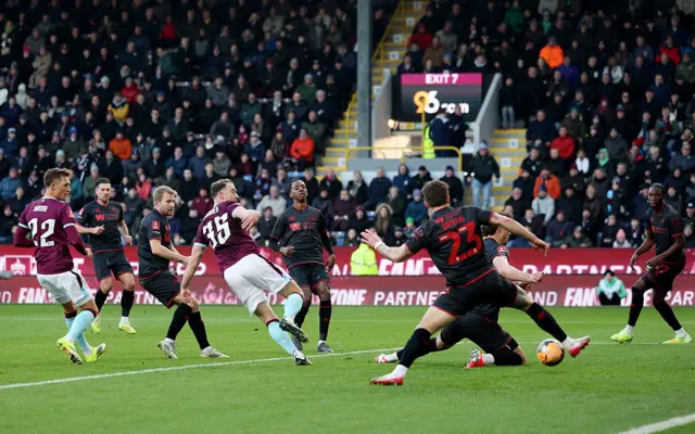 Ashley Barnes scores from close range