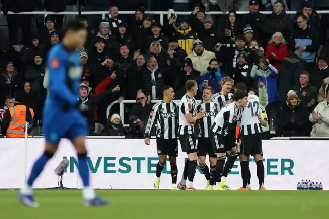 Newcastle celebrate