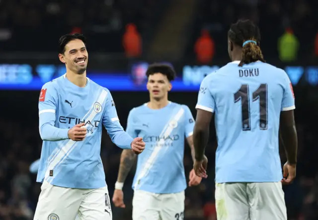 Tijani Reijnders celebrates