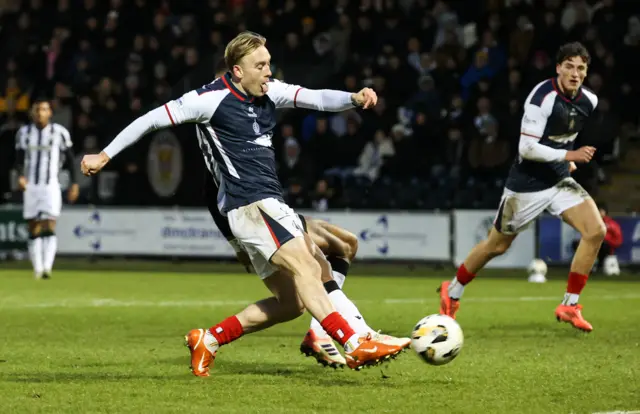 Calvin Miller makes it 2-0 with a fine right-footed finish