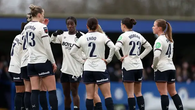 West Ham team talk