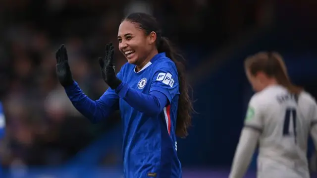 Thompson celebrates