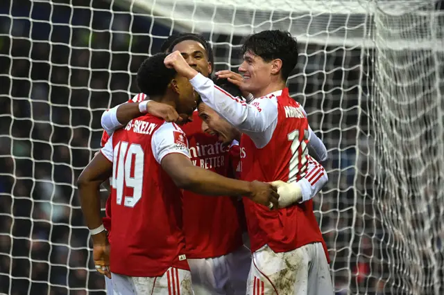 Arsenal celebrate