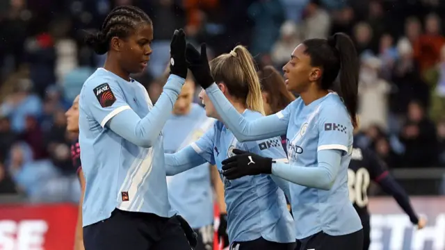 Man City celebration