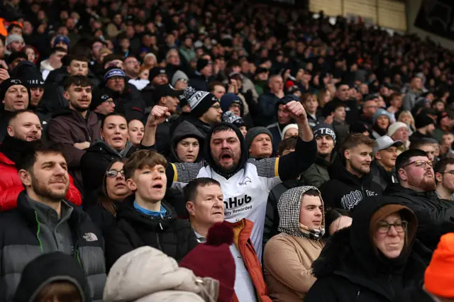 Derby fan in the crowd