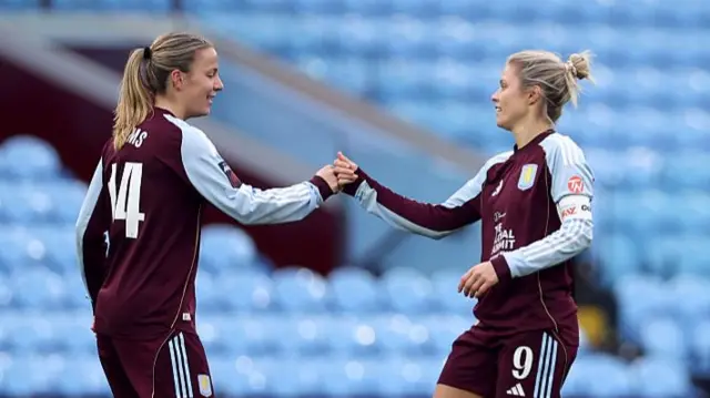 Rachel Daly celebrates