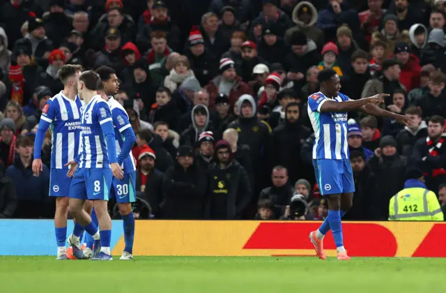 Danny Welbeck celebrates