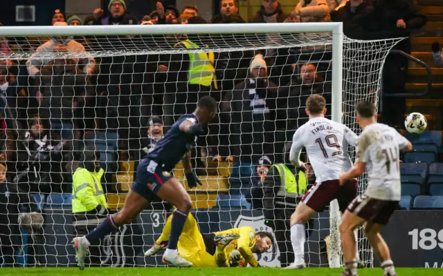 Dundee 0-1 Hearts