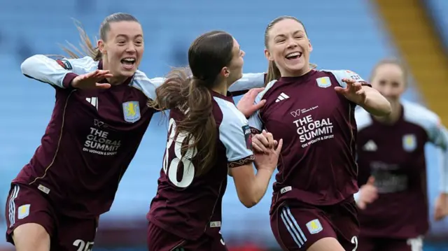 Kirsty Hanson celebrates