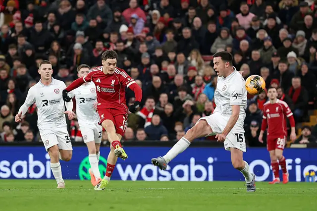 Florian Wirtz scores the third goal