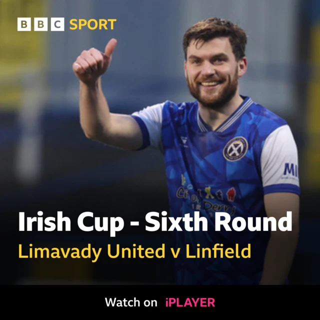 Irish Cup live stream - Limavady v Linfield