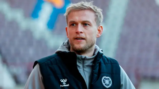 Hearts full-back Harry Milne