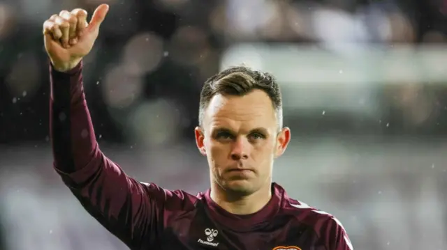 Hearts captain Lawrence Shankland