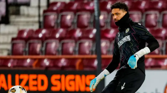 St Mirren goalkeeper Shamal George