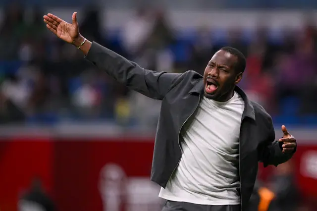 Senegal's head coach Pape Thiaw