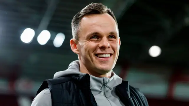Hearts striker Lawrence Shankland