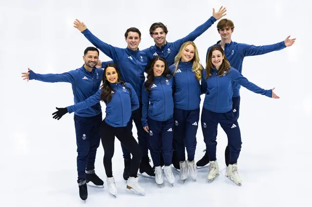 All eight members of the TeamGB figure skating squad for the 2026 Winter Olympics will be competing in Sheffield