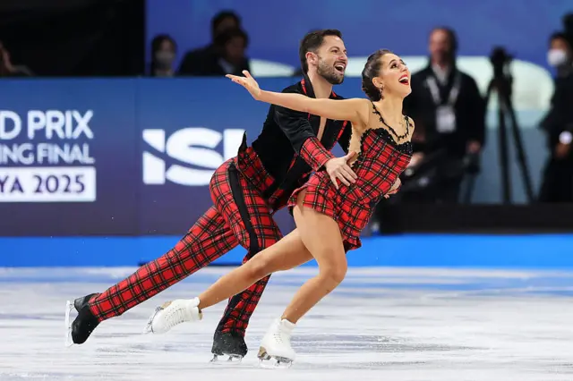 Lilah Fear and Lewis Gibson of Great Britain