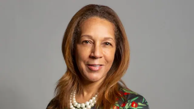 A headshot of MP Helen Grant