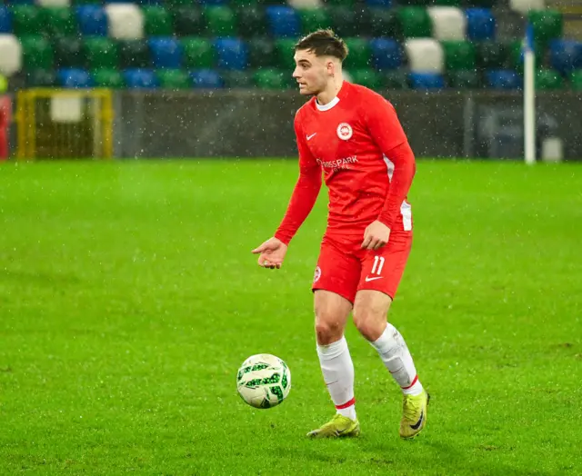Rainy pitch at Windsor Park
