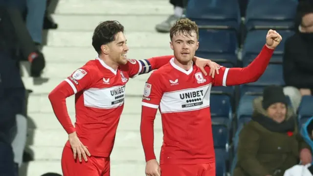Middlesbrough celebrate