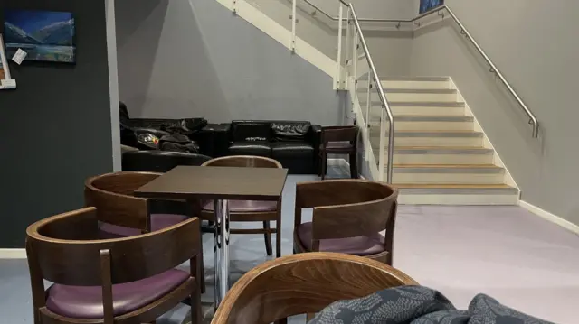 Leisure centre chairs and space