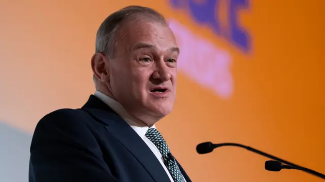 Liberal Democrat leader Ed Davey