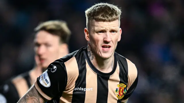 Annan Athletic player-manager Wullie Gibson