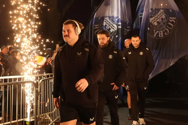 Alfie Barbeary arrives