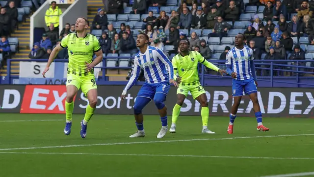Sheffield Wednesday v Portsmouth match action