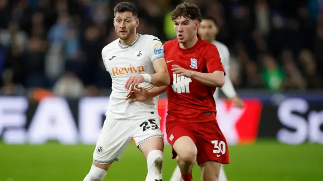 Swansea Birmingham match action