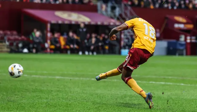 Maswanhise thought he had given Motherwell the lead