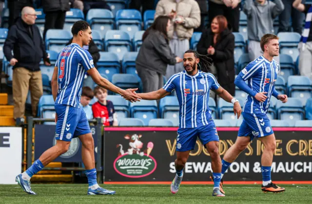 Kilmarnock lead 1-0 at home to Dundee