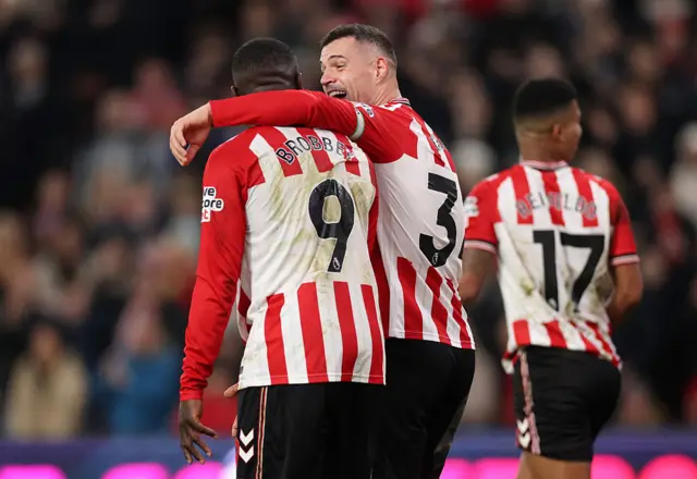 Sunderland celebrate.