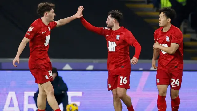 Birmingham celebrate equaliser