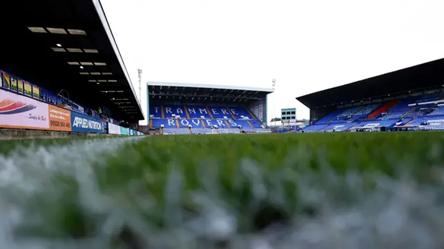 Prenton Park ahead of kick-off