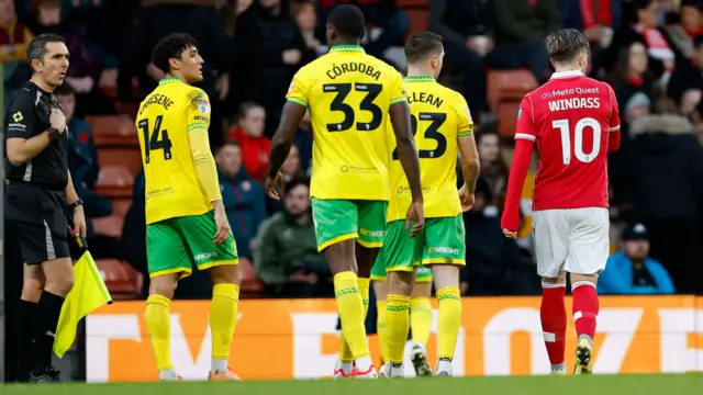 Players taken off at Wrexham