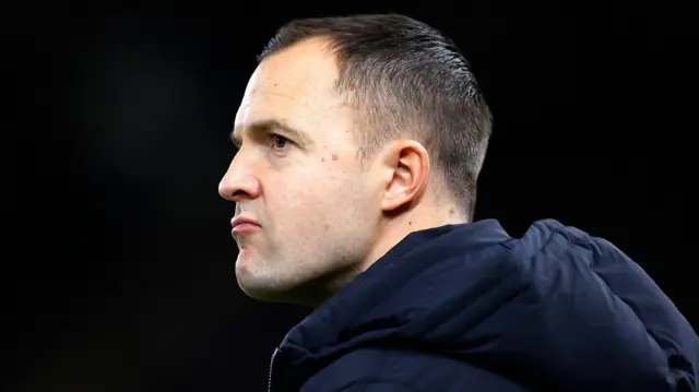 Chris Davies on the touchline