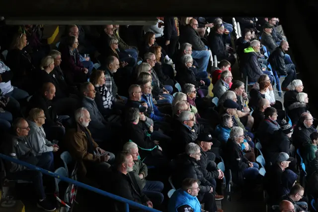 Fans at the Brewery Field