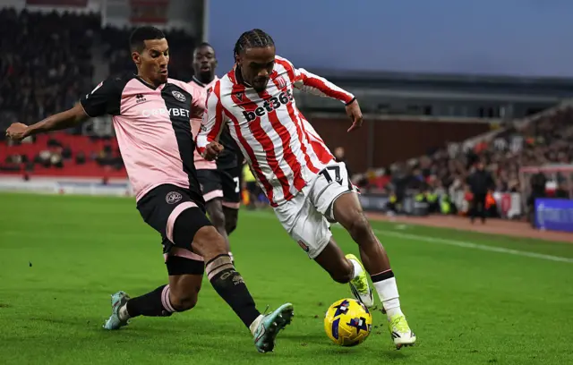 Stoke v QPR match action