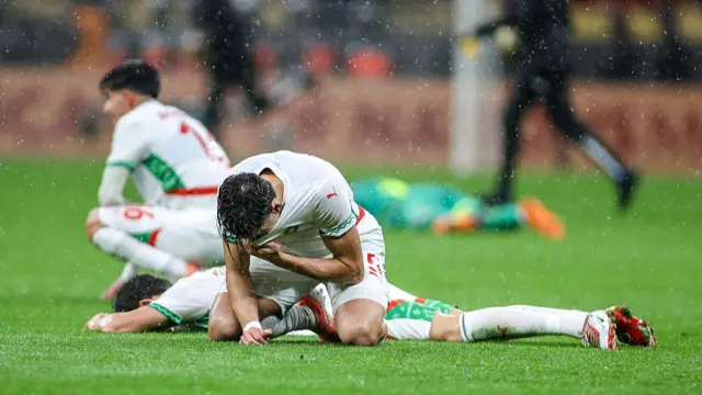 Morocco players in tears